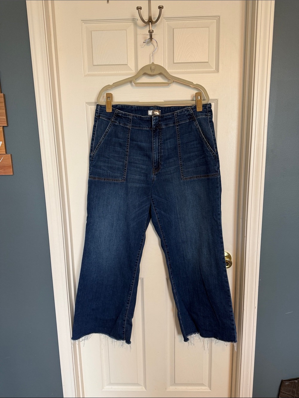 Kut from the Kloth Dark Indigo Wide-Leg Jeans (0013)